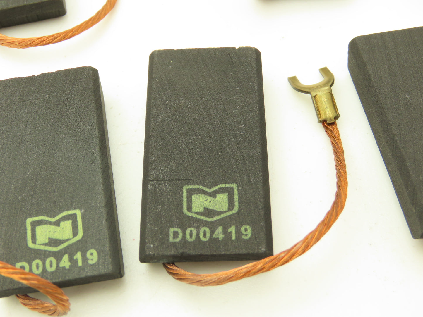 National D00419 DC Motor Carbon Brush 3/8"x 1"x 2" Lot of 8