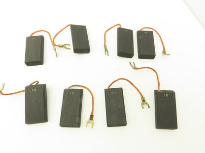 National D00419 DC Motor Carbon Brush 3/8"x 1"x 2" Lot of 8
