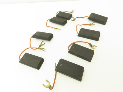 National D00419 DC Motor Carbon Brush 3/8"x 1"x 2" Lot of 8