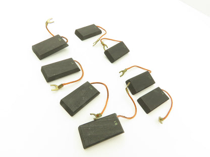 National D00419 DC Motor Carbon Brush 3/8"x 1"x 2" Lot of 8