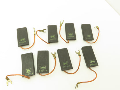 National D00419 DC Motor Carbon Brush 3/8"x 1"x 2" Lot of 8