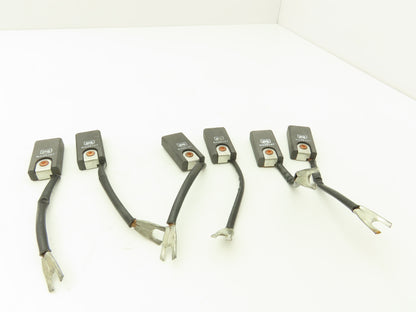 National NA00107 DC Motor Carbon Brush 1/2"x 1"Wx 1.90"L  Lot of 6