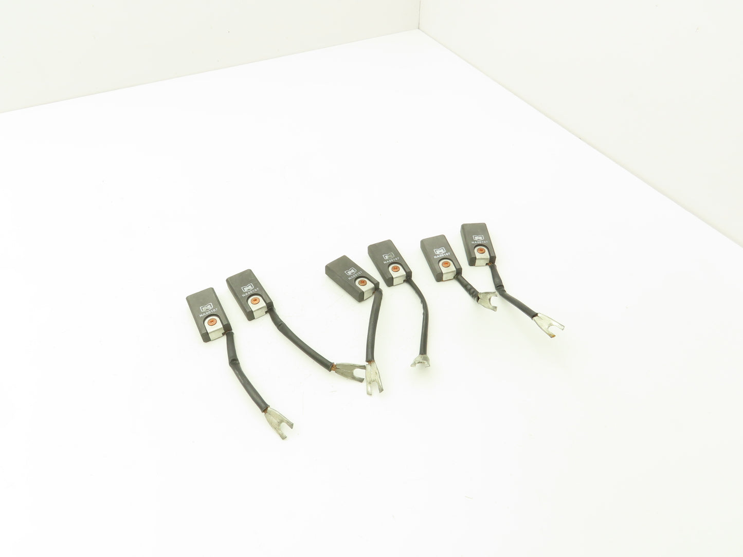 National NA00107 DC Motor Carbon Brush 1/2"x 1"Wx 1.90"L  Lot of 6
