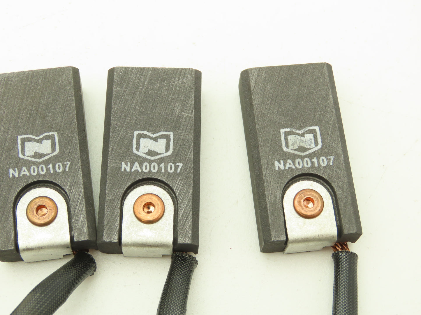 National NA00107 DC Motor Carbon Brush 1/2"x 1"Wx 1.90"L  Lot of 6