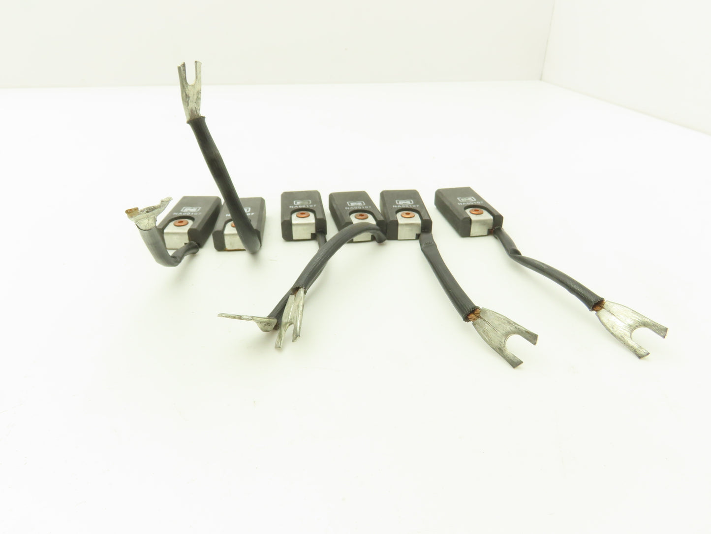 National NA00107 DC Motor Carbon Brush 1/2"x 1"Wx 1.90"L  Lot of 6