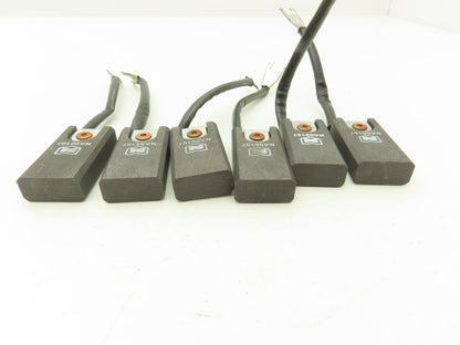 National NA00107 DC Motor Carbon Brush 1/2"x 1"Wx 1.90"L  Lot of 6
