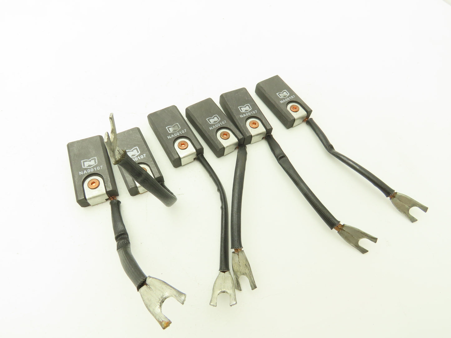 National NA00107 DC Motor Carbon Brush 1/2"x 1"Wx 1.90"L  Lot of 6