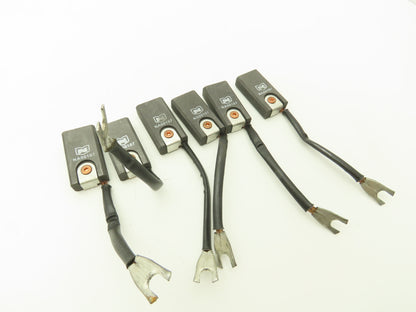 National NA00107 DC Motor Carbon Brush 1/2"x 1"Wx 1.90"L  Lot of 6