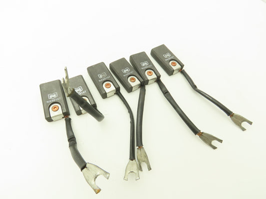 National NA00107 DC Motor Carbon Brush 1/2"x 1"Wx 1.90"L  Lot of 6