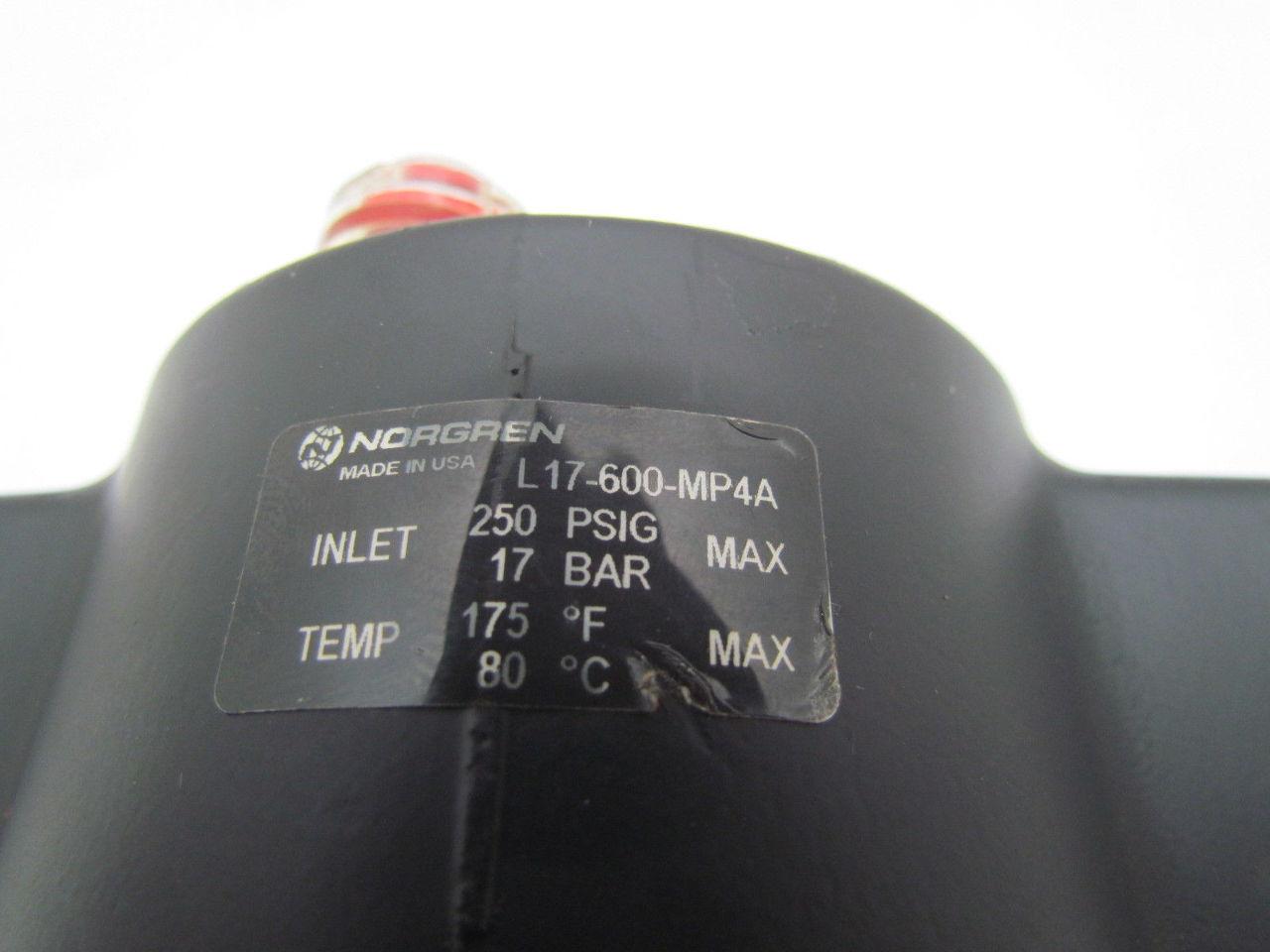 Norgren L17-600-MP4A Pneumatic Lubricator 3/4" NPT 250 PSI NEW USA