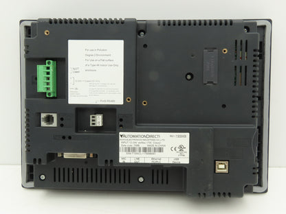 Automation Direct EA9-T10WCL+17906B091 Touch Screen HMI Control Panel 12-24vDC