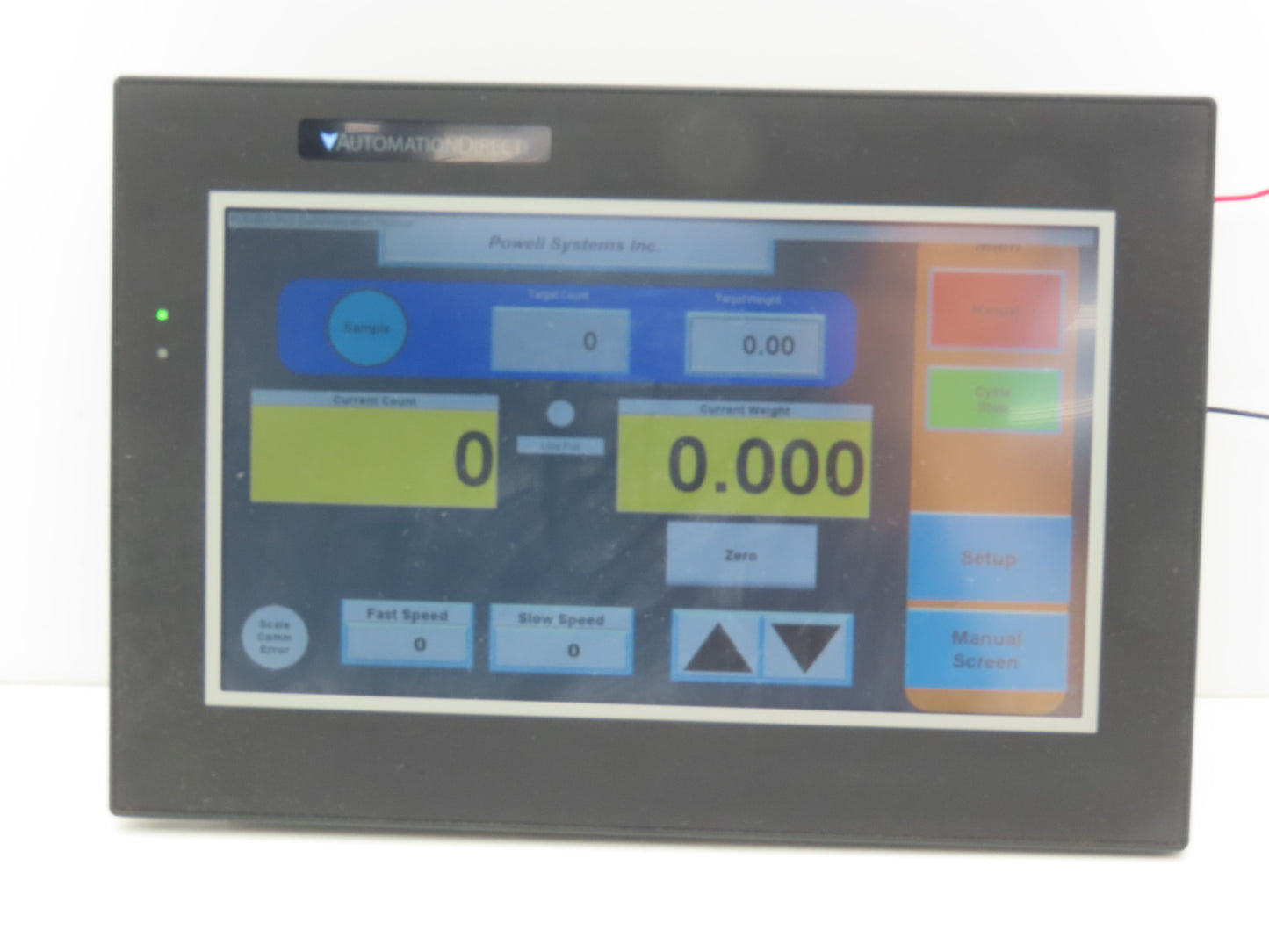 Automation Direct EA9-T10WCL+17906B091 Touch Screen HMI Control Panel 12-24vDC