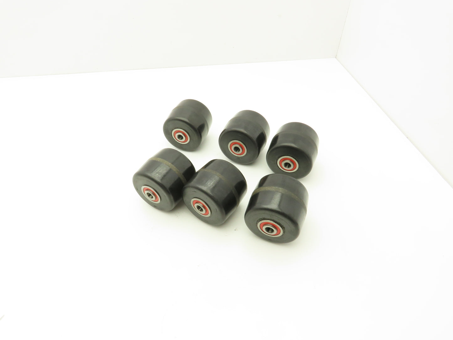 Magline 140141 Roller 3"W x 3.5"H 7/16" ID Used On Various Dollies Lot of 6