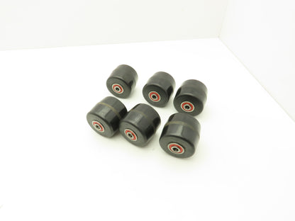Magline 140141 Roller 3"W x 3.5"H 7/16" ID Used On Various Dollies Lot of 6