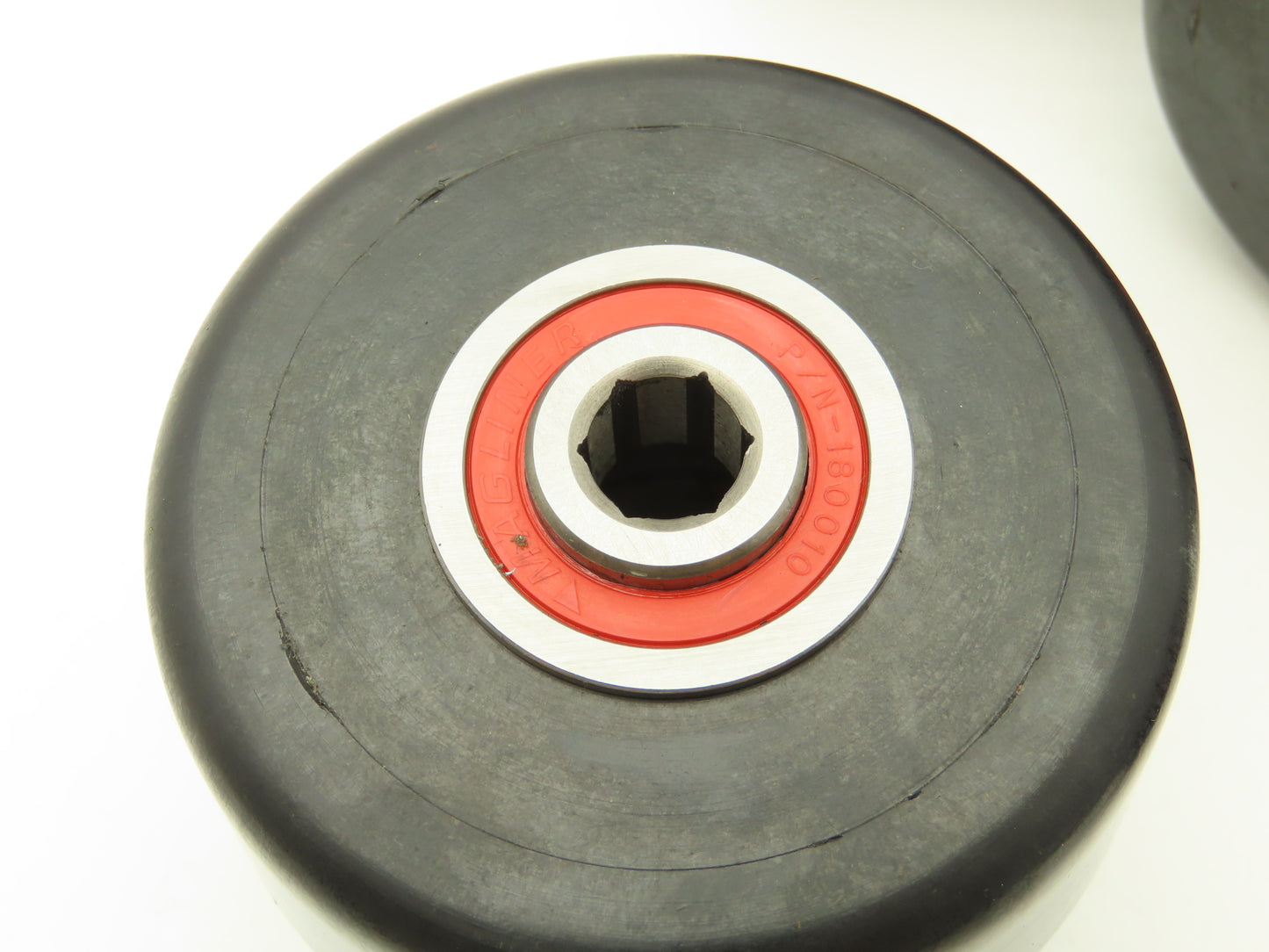 Magline 140141 Roller 3"W x 3.5"H 7/16" ID Used On Various Dollies Lot of 6