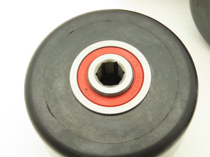 Magline 140141 Roller 3"W x 3.5"H 7/16" ID Used On Various Dollies Lot of 6