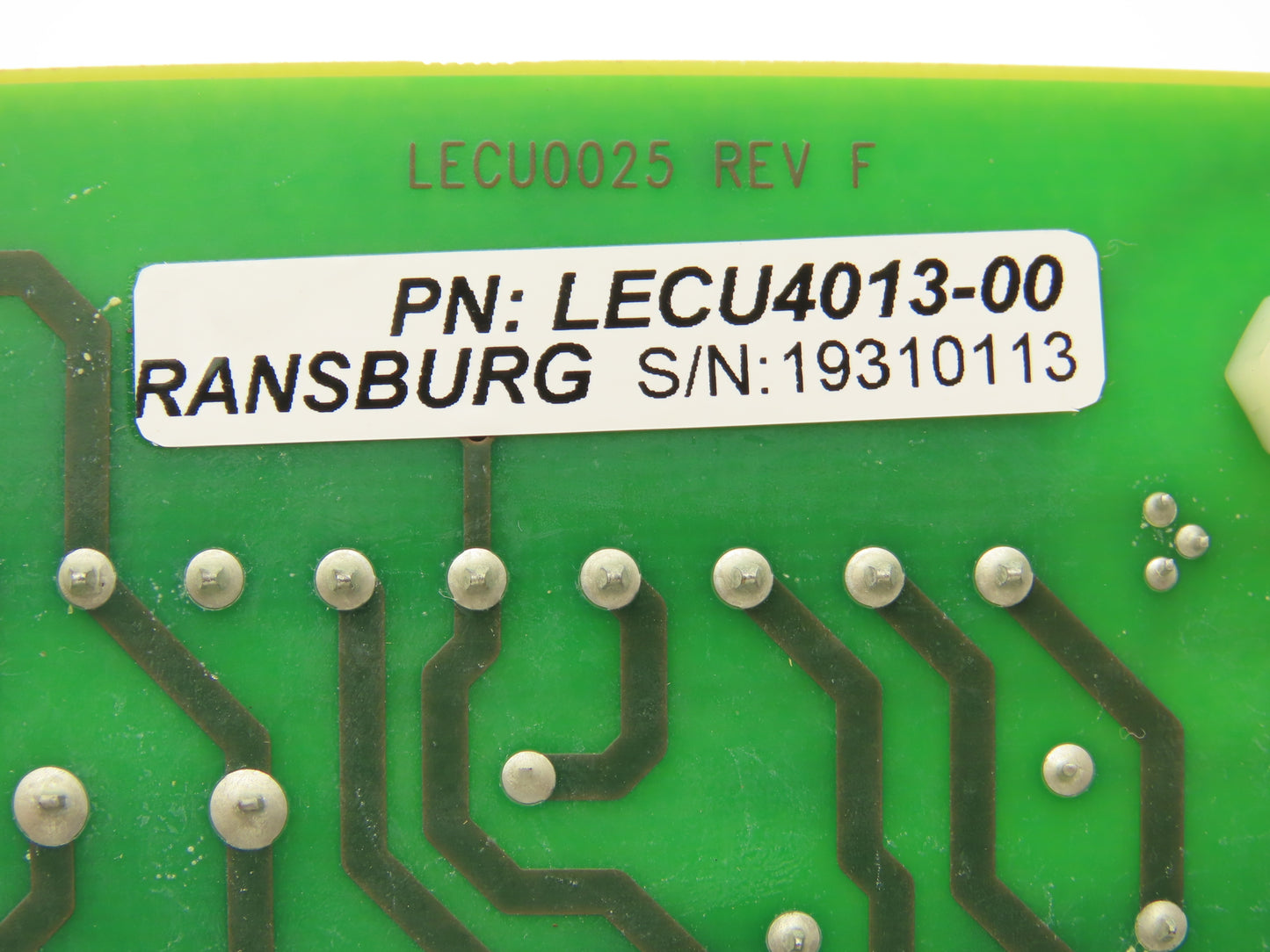 Ransburg LECU4013-00 PCB Circuit Board Motor Control Assy
