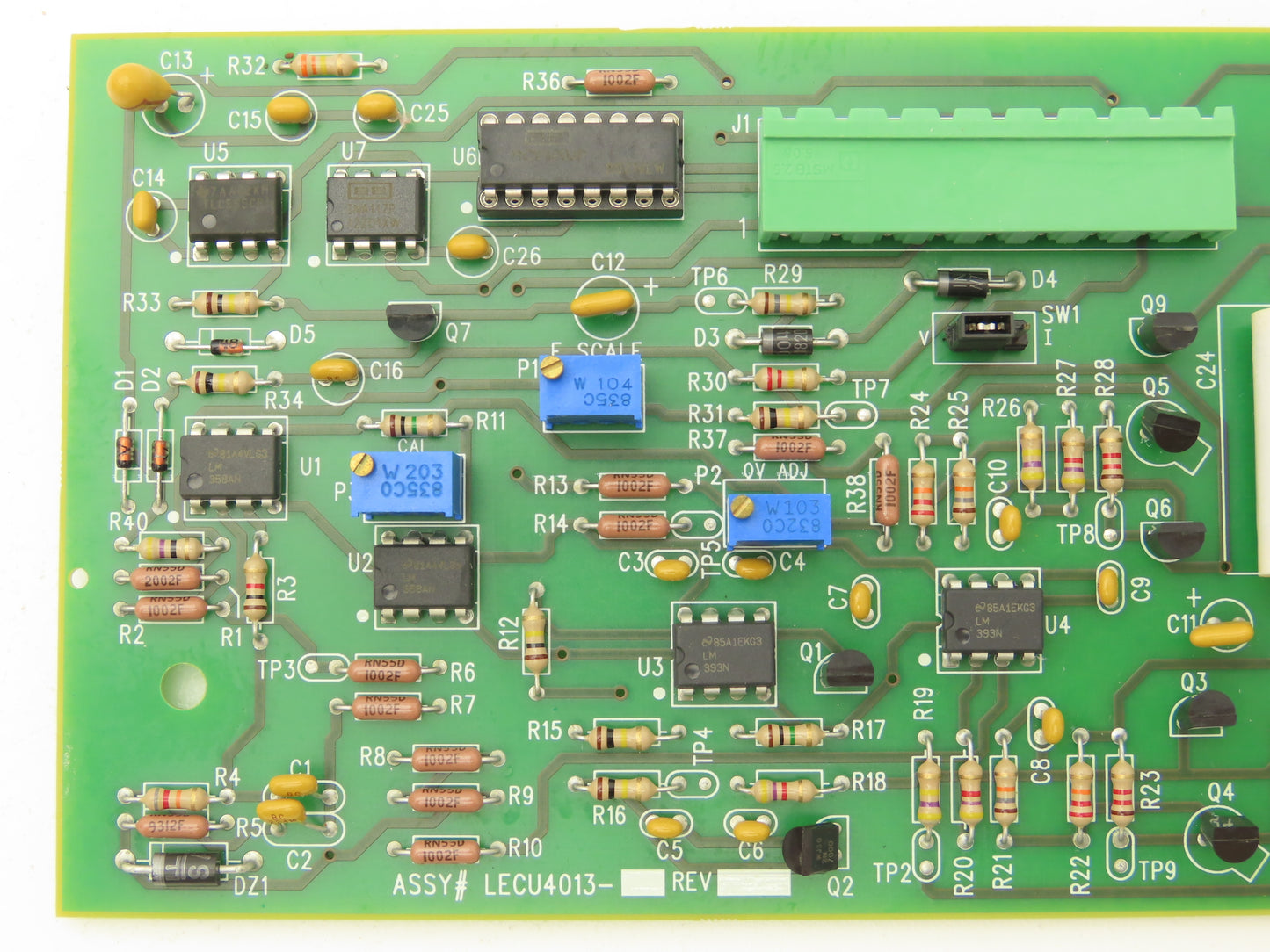 Ransburg LECU4013-00 PCB Circuit Board Motor Control Assy