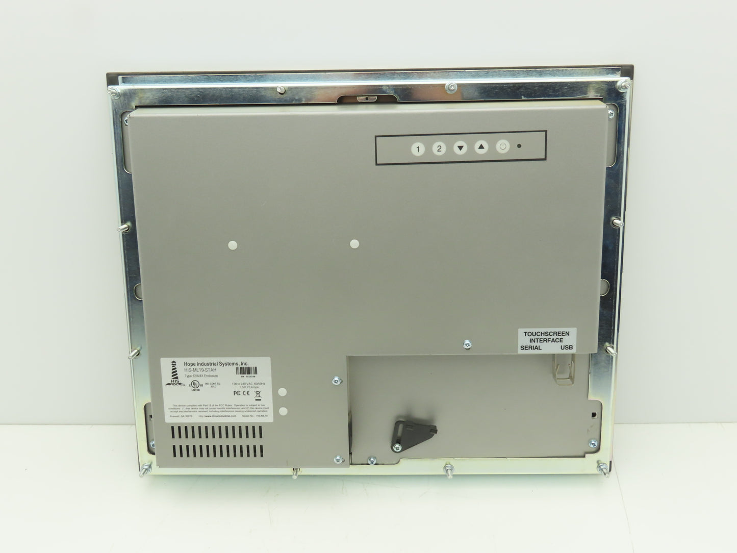 Hope Industrial Systems HIS-ML19 Touch Screen 19" Control Panel 100-240VAC