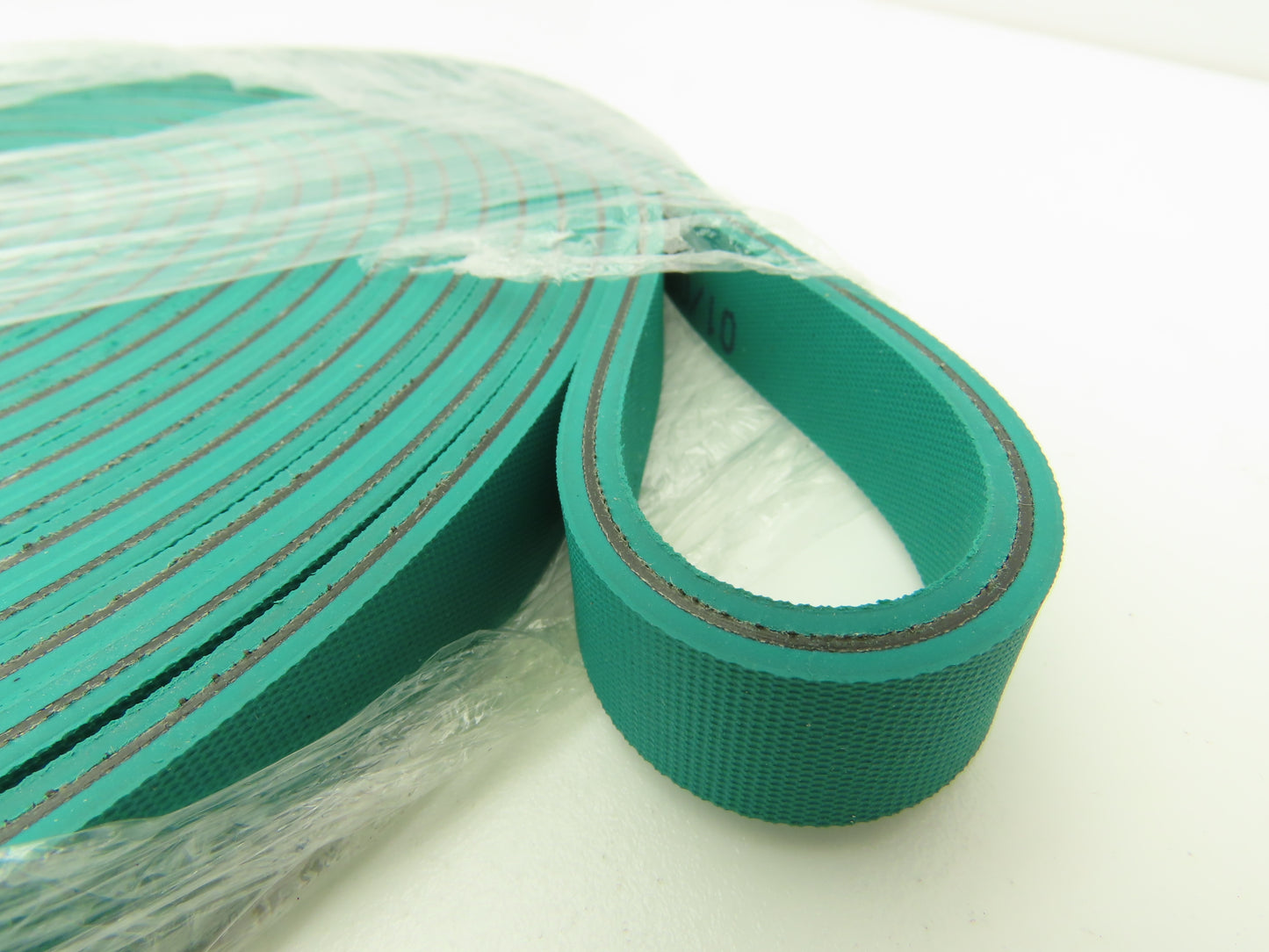 Ammeraal Beltech GG S06.50 RRC Green Conveyor Belt 5/8"W x 24' 5"L Endless XNBR