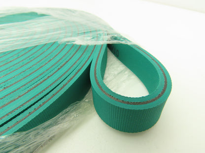 Ammeraal Beltech GG S06.50 RRC Green Conveyor Belt 5/8"W x 24' 5"L Endless XNBR