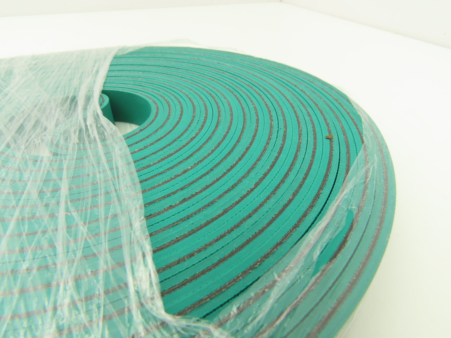 Ammeraal Beltech GG S06.50 RRC Green Conveyor Belt 5/8"W x 24' 5"L Endless XNBR