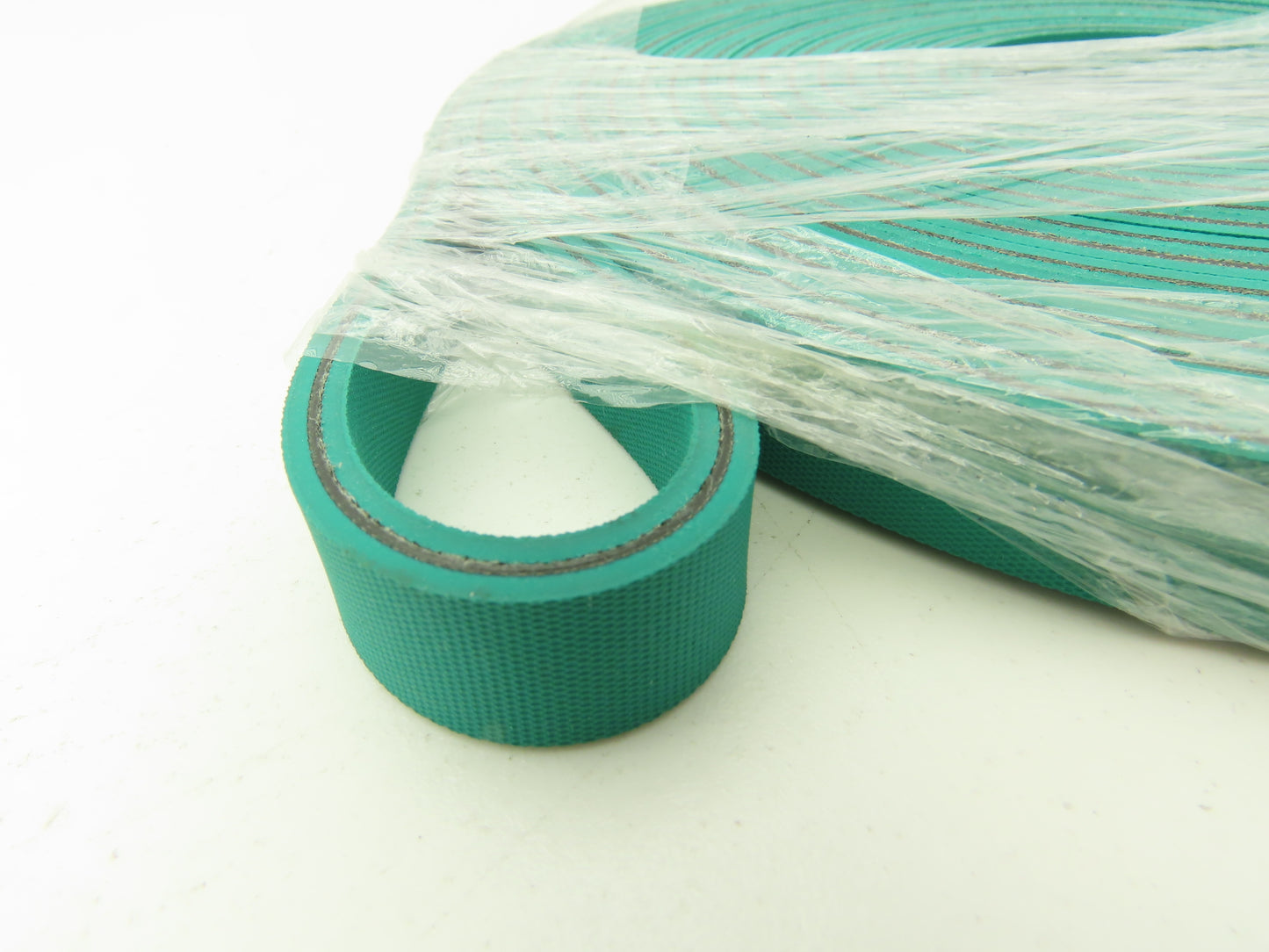 Ammeraal Beltech GG S06.50 RRC Green Conveyor Belt 5/8"W x 24' 5"L Endless XNBR