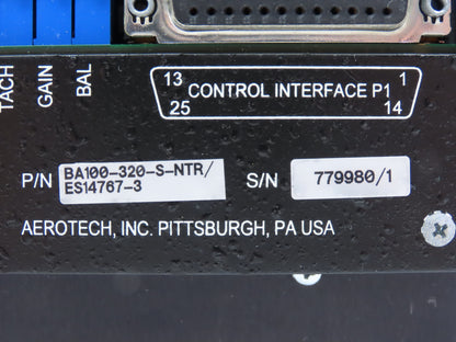 Aerotech BA100-320-S-NTR Servo Amplifier Drive Controller 200-240V 50/60Hz 30A