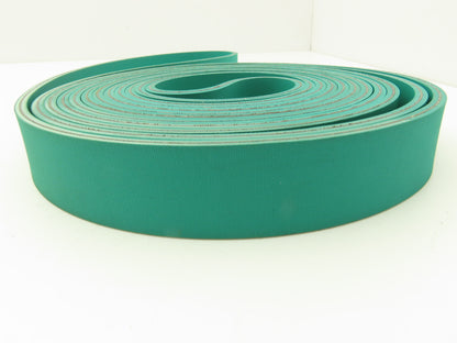 Ammeraal Beltech GG S06.50 RRC Green Conveyor Belt 1.252"W 16' 10" Endless XNBR