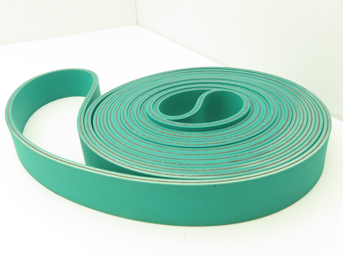 Ammeraal Beltech GG S06.50 RRC Green Conveyor Belt 1.252"W 16' 10" Endless XNBR