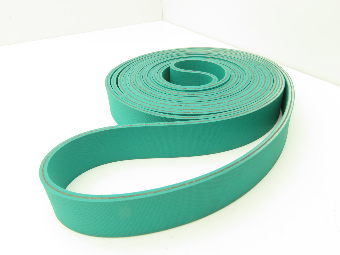 Ammeraal Beltech GG S06.50 RRC Green Conveyor Belt 1.252"W 16' 10" Endless XNBR