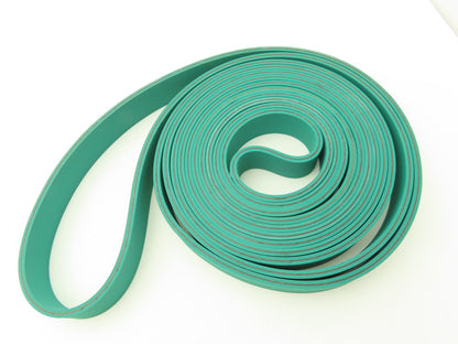 Ammeraal Beltech GG S06.50 RRC Green Conveyor Belt 1.252"W 16' 10" Endless XNBR