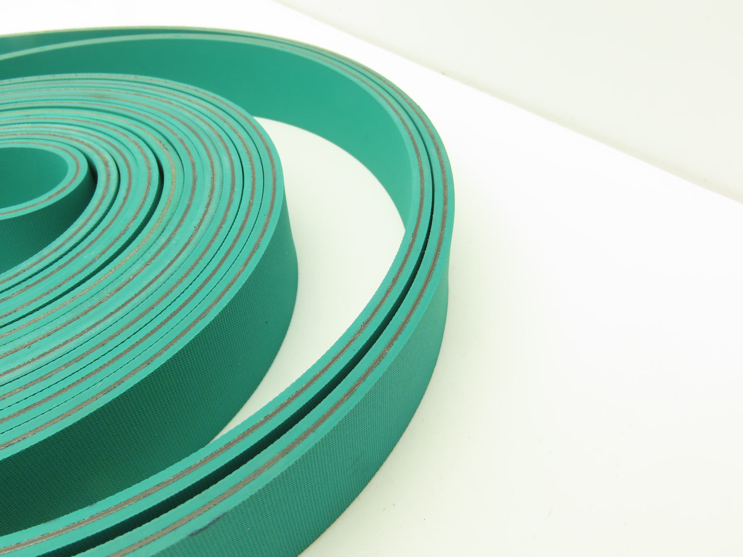 Ammeraal Beltech GG S06.50 RRC Green Conveyor Belt 1.252"W 16' 10" Endless XNBR