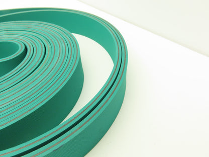 Ammeraal Beltech GG S06.50 RRC Green Conveyor Belt 1.252"W 16' 10" Endless XNBR