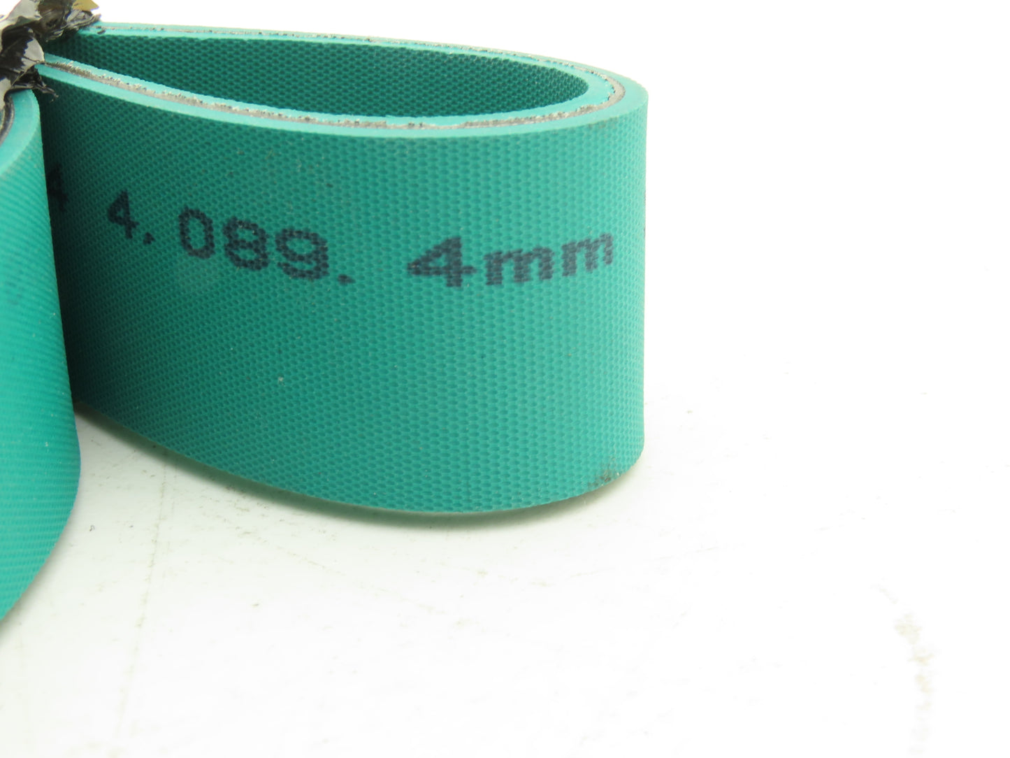Ammeraal Beltech GG S06.50 RRC Green Conveyor Belt 1.252"W x 13' 5" Endless XNBR