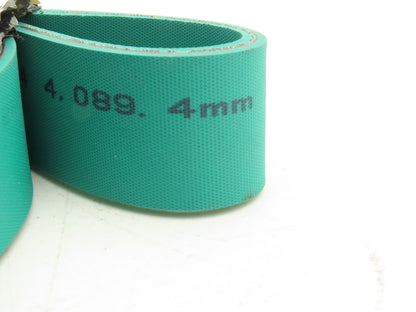 Ammeraal Beltech GG S06.50 RRC Green Conveyor Belt 1.252"W x 13' 5" Endless XNBR