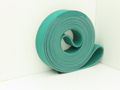 Ammeraal Beltech GG S06.50 RRC Green Conveyor Belt 1.752"W x 17' 1" Endless XNBR