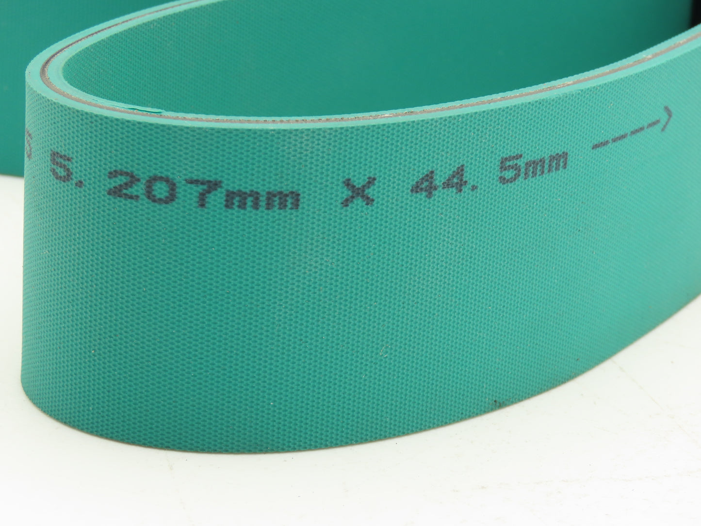 Ammeraal Beltech GG S06.50 RRC Green Conveyor Belt 1.752"W x 17' 1" Endless XNBR