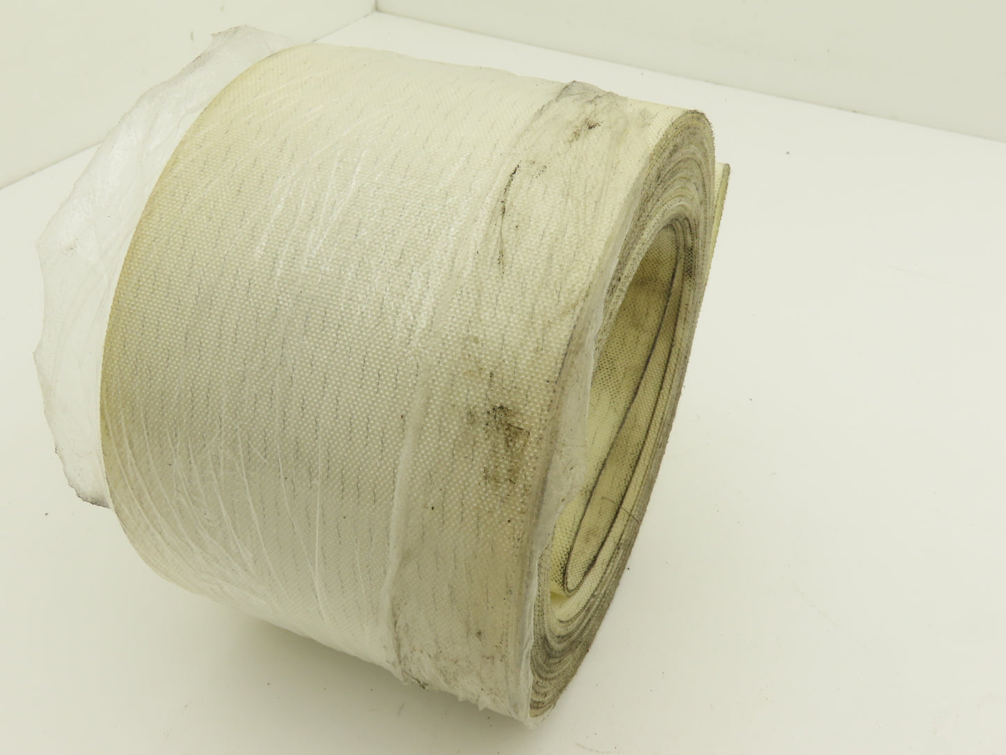 Thermoplastic Conveyor Belt 90mm x 5530mm Endless White 217.75"L