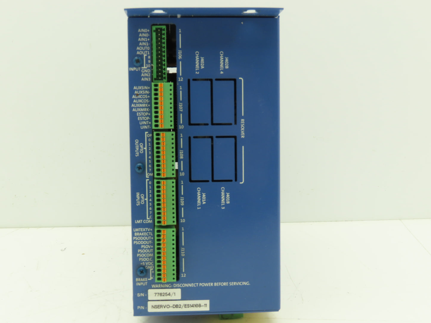 Aerotech NSERVO-DB2 Automation 3200 32 Axis Motion Vision & Robotics I/O Unit