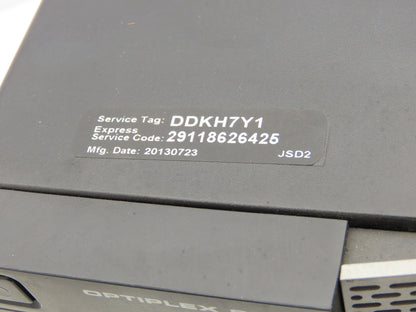 Dell Optiplex 9010 PC Intel Core i7-3770 3.4 GHz 4 Core 8GB RAM 450GB HDD Win 7