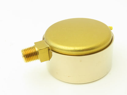 Wika 9310681 Liquid Filled Brass Pressure Gauge 0-30PSI 1/4"NPT  Lot of 3