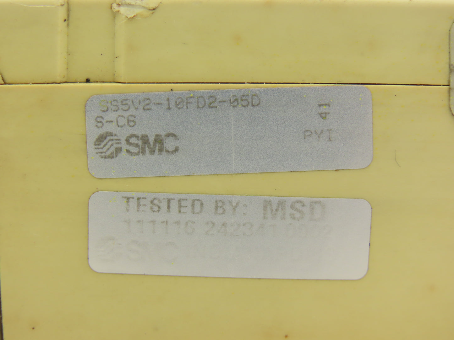 SMC SS5V2-05D Pneumatic Solenoid Valve 5-Station Manifold SV2200-5FU Valves