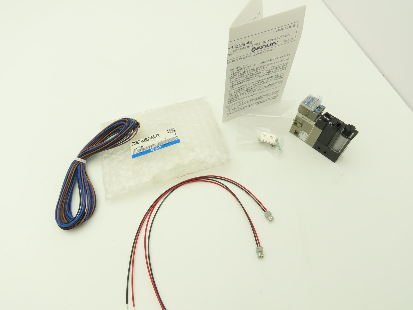 SMC ZX1101-K15LZ-E55CL Vacuum Ejector Release Valve 24VDC Solenoid