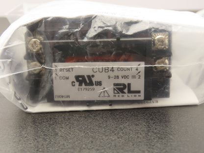 Red Lion CUB4L000  LCD 6-Digit Mini Counter Panel Meter  *No Mount Bracket