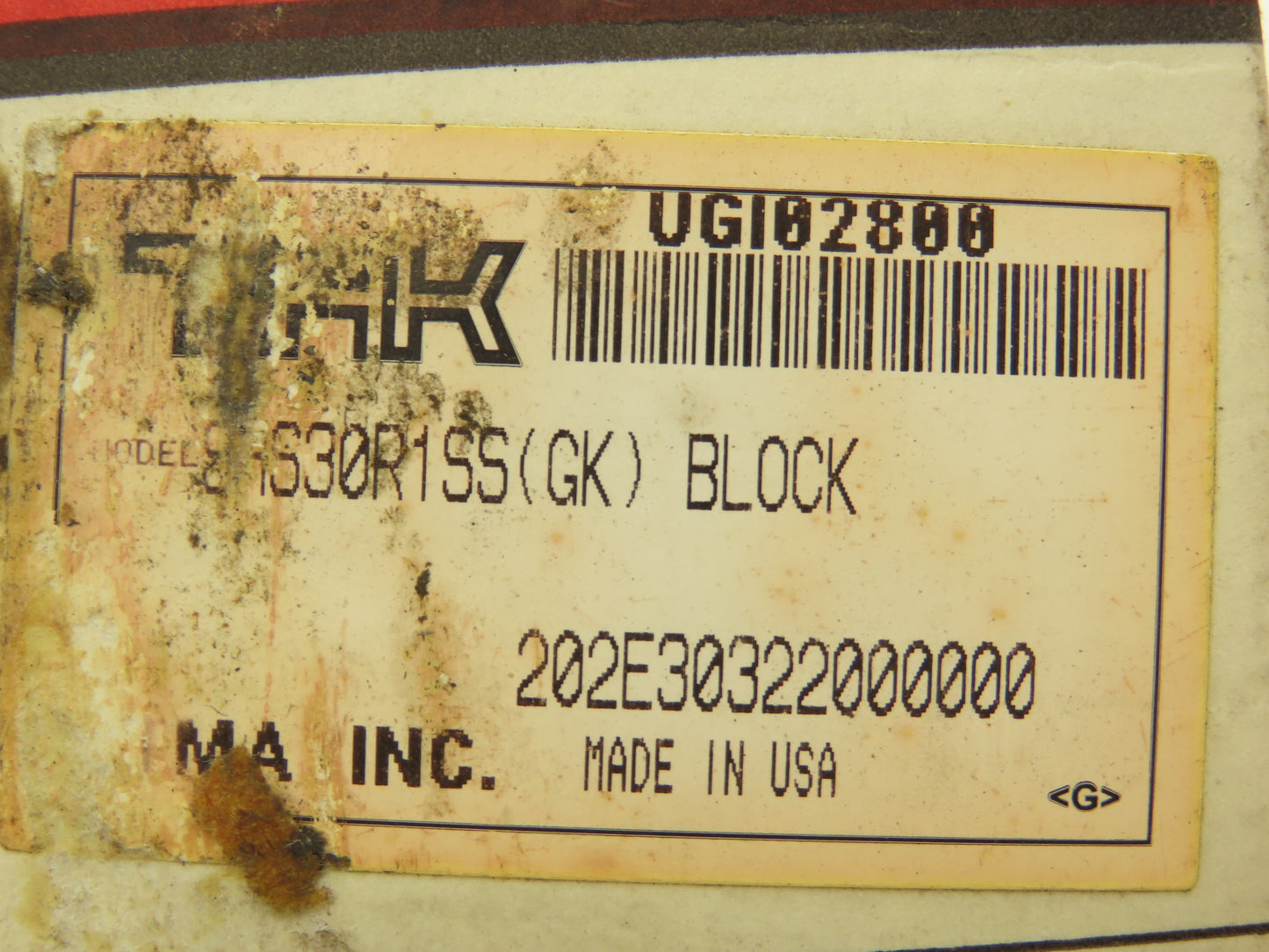 THK SHS30R1SS GK Linear Rail Guide Block Caged Ball Bearing 38x60x106mm