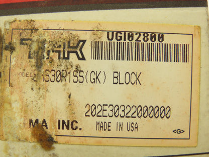 THK SHS30R1SS GK Linear Rail Guide Block Caged Ball Bearing 38x60x106mm
