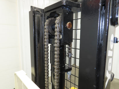 Yale MSW025 Walk Behind Pallet Lift Truck 2500lbs 24V Straddle Stacker 284H 2015