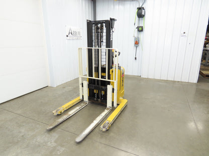 Yale MSW025 Walk Behind Pallet Lift Truck 2500lbs 24V Straddle Stacker 284H 2015