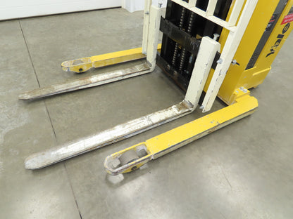 Yale MSW025 Walk Behind Pallet Lift Truck 2500lbs 24V Straddle Stacker 284H 2015